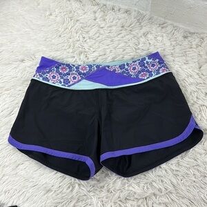 🔥$SALE$🔥 Lululemon Groovy Run Short Black / Quilt Summer13 5 / Power Purple